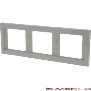 Berker K1 afdekraam inbouw 3-voudig polarwit. - A50402170 - afbeelding 6