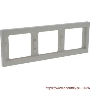 Berker K1 afdekraam inbouw 3-voudig polarwit. - A50402170 - afbeelding 7
