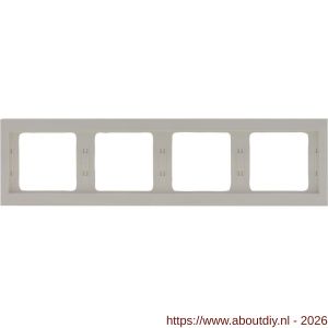 Berker K1 afdekraam inbouw 4-voudig polarwit - A50402185 - afbeelding 2