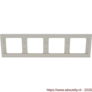 Berker K1 afdekraam inbouw 4-voudig polarwit - A50402185 - afbeelding 5