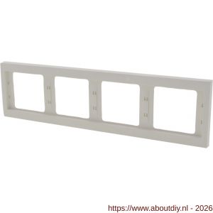 Berker K1 afdekraam inbouw 4-voudig polarwit - A50402185 - afbeelding 6