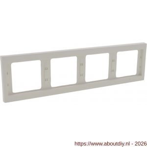 Berker K1 afdekraam inbouw 4-voudig polarwit - A50402185 - afbeelding 7