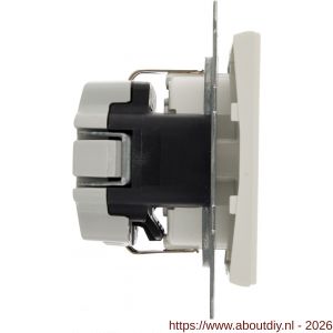Berker K1 contactdoos inbouw 1-voudig randaarde polarwit - A50402229 - afbeelding 3