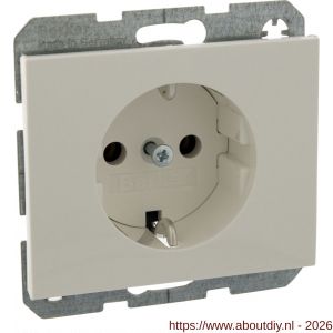 Berker K1 contactdoos inbouw 1-voudig randaarde polarwit - A50402229 - afbeelding 6