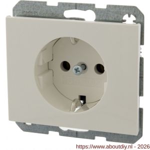 Berker K1 contactdoos inbouw 1-voudig randaarde polarwit - A50402229 - afbeelding 7