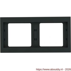 Berker K1 afdekraam inbouw 2-voudig antraciet - A50402151 - afbeelding 2