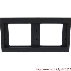 Berker K1 afdekraam inbouw 2-voudig antraciet - A50402151 - afbeelding 5