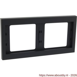 Berker K1 afdekraam inbouw 2-voudig antraciet - A50402151 - afbeelding 7