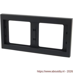 Berker K1 afdekraam inbouw 2-voudig antraciet - A50402151 - afbeelding 1