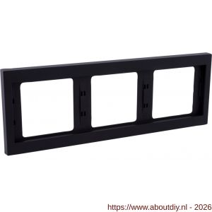 Berker K1 afdekraam inbouw 3-voudig antraciet. - A50402171 - afbeelding 7