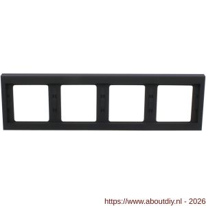 Berker K1 afdekraam inbouw 4-voudig antraciet - A50402186 - afbeelding 5
