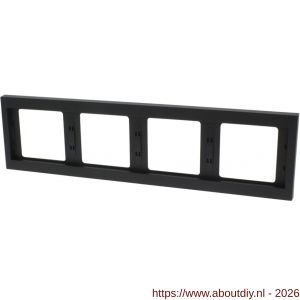 Berker K1 afdekraam inbouw 4-voudig antraciet - A50402186 - afbeelding 1