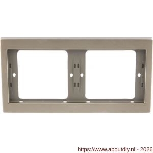 Berker K5 afdekraam 2-voudig horizontaal RVS - A50402152 - afbeelding 5