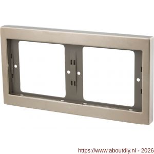Berker K5 afdekraam 2-voudig horizontaal RVS - A50402152 - afbeelding 6