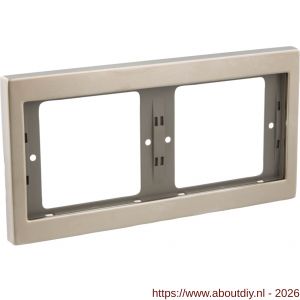 Berker K5 afdekraam 2-voudig horizontaal RVS - A50402152 - afbeelding 7