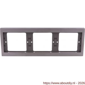 Berker K5 afdekraam 3-voudig horizontaal RVS - A50402172 - afbeelding 5