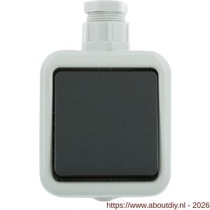 Peha schakelaar opbouw wissel grijs wartel M20 - A50401317 - afbeelding 2