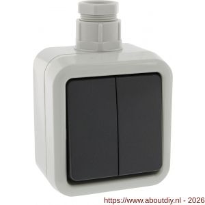 Peha schakelaar opbouw serie grijs wartel M20 - A50401318 - afbeelding 7
