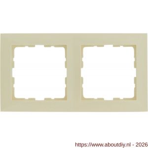 Berker S1 afdekraam inbouw 2-voudig crème - A50401217 - afbeelding 2