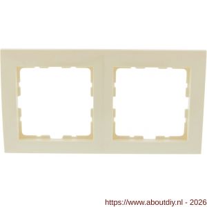 Berker S1 afdekraam inbouw 2-voudig crème - A50401217 - afbeelding 5