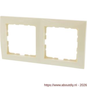 Berker S1 afdekraam inbouw 2-voudig crème - A50401217 - afbeelding 6