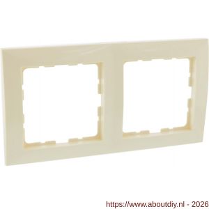 Berker S1 afdekraam inbouw 2-voudig crème - A50401217 - afbeelding 7