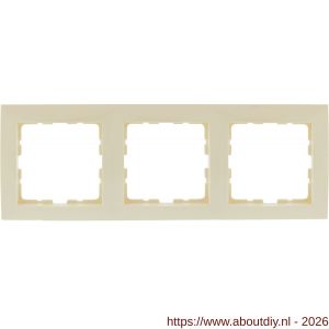 Berker S1 afdekraam inbouw 3-voudig crème - A50402173 - afbeelding 2