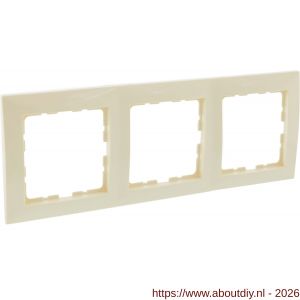 Berker S1 afdekraam inbouw 3-voudig crème - A50402173 - afbeelding 7