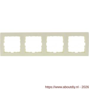 Berker S1 afdekraam inbouw 4-voudig glanzend crème - A50402187 - afbeelding 2
