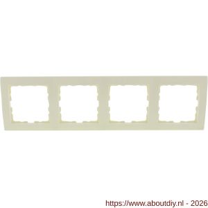 Berker S1 afdekraam inbouw 4-voudig glanzend crème - A50402187 - afbeelding 5