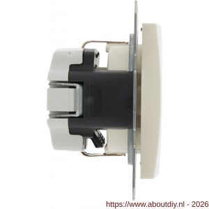 Berker S1 contactdoos inbouw 1-voudig randaarde crème - A50401271 - afbeelding 3
