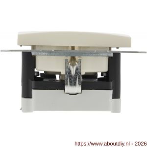 Berker S1 contactdoos inbouw 1-voudig randaarde crème - A50401271 - afbeelding 4