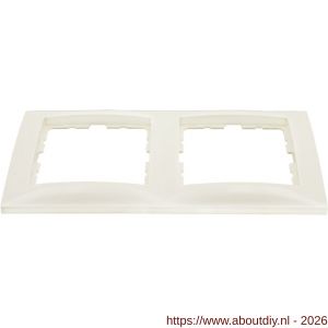 Berker S1 afdekraam inbouw 2-voudig polarwit - A50401219 - afbeelding 1
