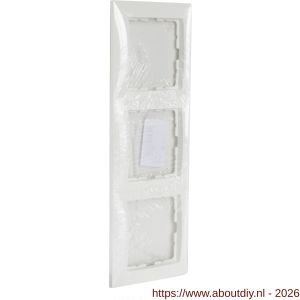 Berker S1 afdekraam inbouw 3-voudig polarwit - A50401227 - afbeelding 2