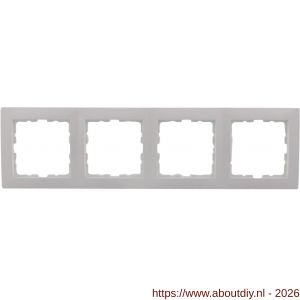 Berker S1 afdekraam inbouw 4-voudig polarwit - A50401232 - afbeelding 2