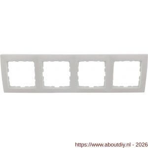 Berker S1 afdekraam inbouw 4-voudig polarwit - A50401232 - afbeelding 5
