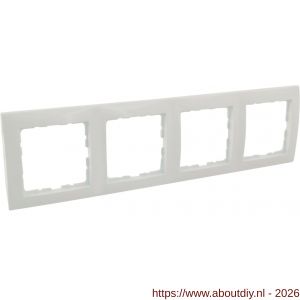 Berker S1 afdekraam inbouw 4-voudig polarwit - A50401232 - afbeelding 7