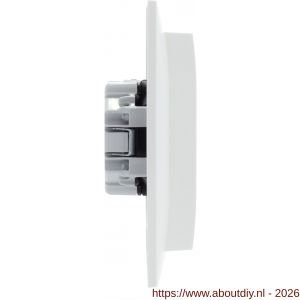 Berker S1 contactdoos inbouw 2-voudig randaarde polarwit los - A50401298 - afbeelding 3