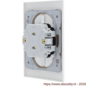 Berker S1 contactdoos inbouw 2-voudig randaarde polarwit los - A50401298 - afbeelding 4
