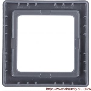 Berker Q1 afdekraam inbouw 1-voudig antraciet - A50402134 - afbeelding 5
