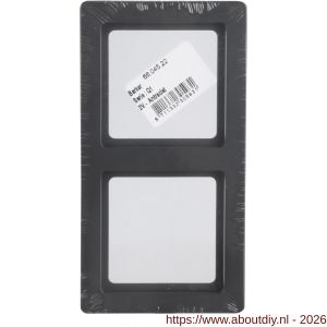 Berker Q1 afdekraam inbouw 2-voudig antraciet - A50402153 - afbeelding 2