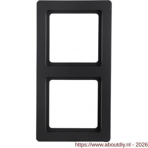 Berker Q1 afdekraam inbouw 2-voudig antraciet - A50402153 - afbeelding 3