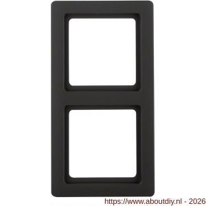Berker Q1 afdekraam inbouw 2-voudig antraciet - A50402153 - afbeelding 1