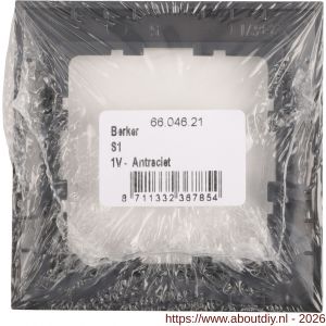 Berker S1 afdekraam 1-voudig antraciet - A50402135 - afbeelding 6