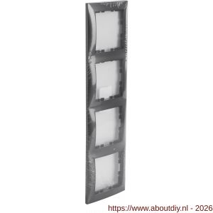 Berker S1 afdekraam 4-voudig antraciet - A50402189 - afbeelding 2