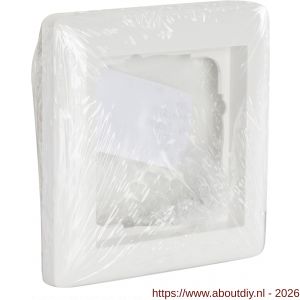 Gira System 55 afdekraam inbouw 1-voudig polarwit - A50402136 - afbeelding 2