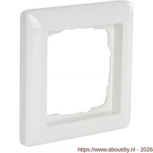 Gira System 55 afdekraam inbouw 1-voudig polarwit - A50402136 - afbeelding 1
