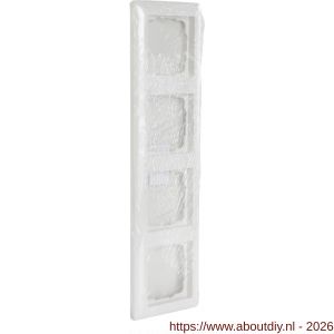 Gira System 55 afdekraam inbouw 4-voudig polarwit - A50402190 - afbeelding 2