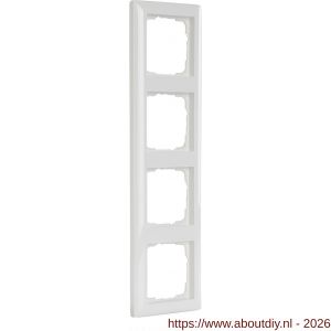 Gira System 55 afdekraam inbouw 4-voudig polarwit - A50402190 - afbeelding 1
