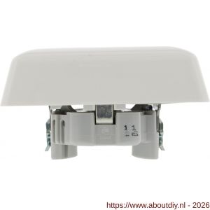 Gira System 55 contactdoos inbouw 2-voudig randaarde polarwit - A50402263 - afbeelding 4